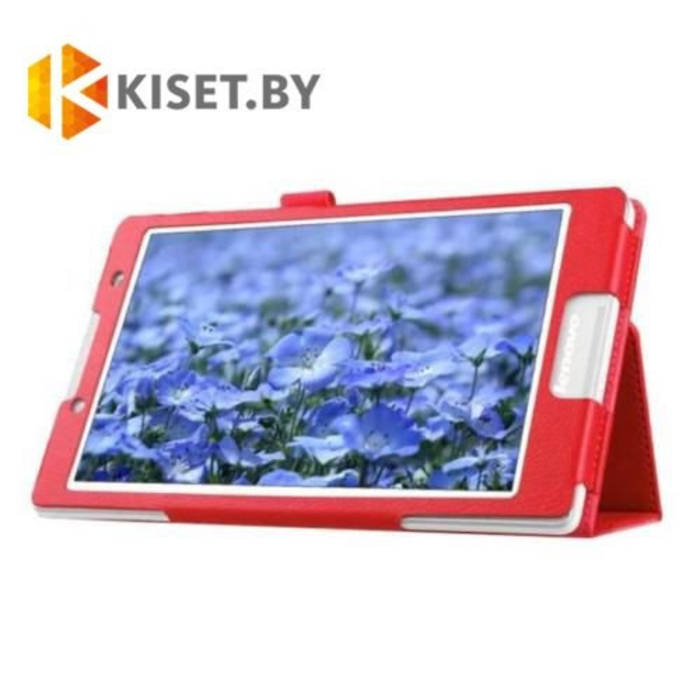 Классический чехол-книжка для Lenovo Yoga Tablet 3 Pro 10.1'' X90, красный