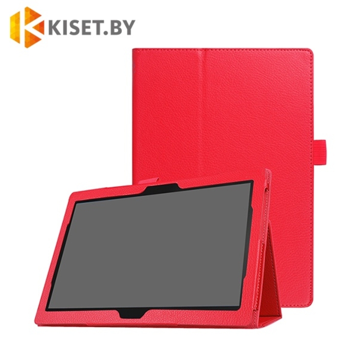 Классический чехол-книжка для Lenovo Tab 4 10 Plus TB-X704 / 4 TB-X304, красный
