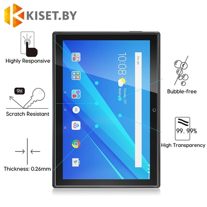 Защитное стекло для Lenovo Tab 4 10 TB-X304, прозрачное