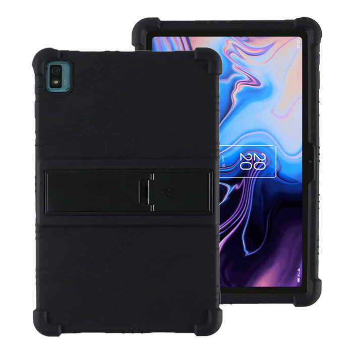 Чехол-бампер силиконовый KST Flex для TCL 10 TabMax 10.36 9296Q (2020) черный с подставкой