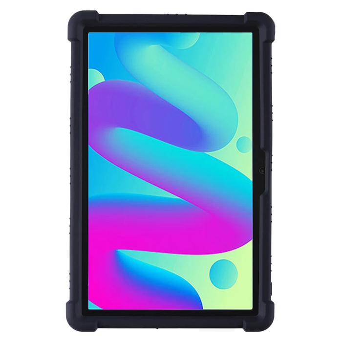 Чехол-бампер силиконовый KST Flex для TCL Tab 10L 10.1 8491X (2022) черный с подставкой