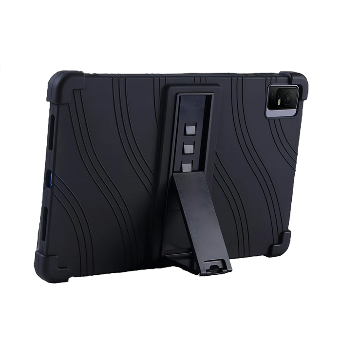 Чехол-бампер силиконовый KST Flex для TCL Tab 11 9166G / NxtPaper 11 10.95 9466X (2023) черный с подставкой