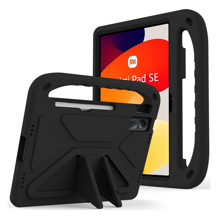 Детский чехол для планшета KST Kids Xiaomi Redmi Pad 10,6 (2022) дюймов черный с ручкой и подставкой