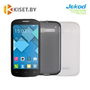 Силиконовый чехол Jekod с защитной пленкой для Alcatel One Touch Pop C5 5036D, черный