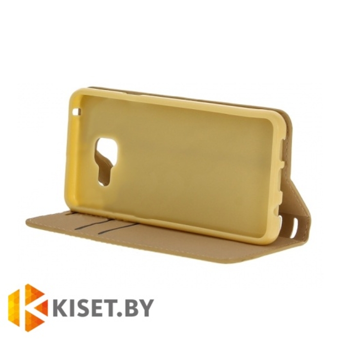 Чехол-книжка Book Case с визитницей для Samsung Galaxy S8 (G950), золотой