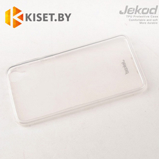 Силиконовый чехол Jekod с защитной пленкой для HTC Desire Eye, белый