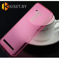 Силиконовый чехол KST UT для Asus ZenFone 5 розовый