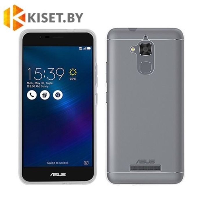 Силиконовый чехол Ultra Thin TPU для Asus ZenFone 3s Max (ZC521TL), прозрачный