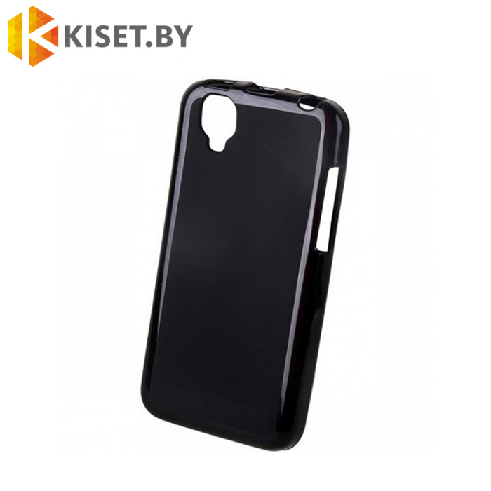 Силиконовый чехол матовый для Explay Onyx, черный