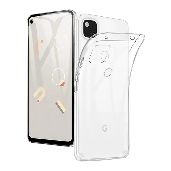 Силиконовый чехол Ultra Thin TPU для Google Pixel 4a прозрачный
