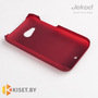 Пластиковый бампер Jekod и защитная пленка для HTC Desire 200, красный