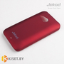 Пластиковый бампер Jekod и защитная пленка для HTC Desire 200, красный