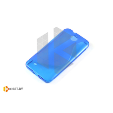 Силиконовый чехол для HTC Desire 300, синий
