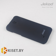 Пластиковый бампер Jekod и защитная пленка для HTC Desire 300, черный