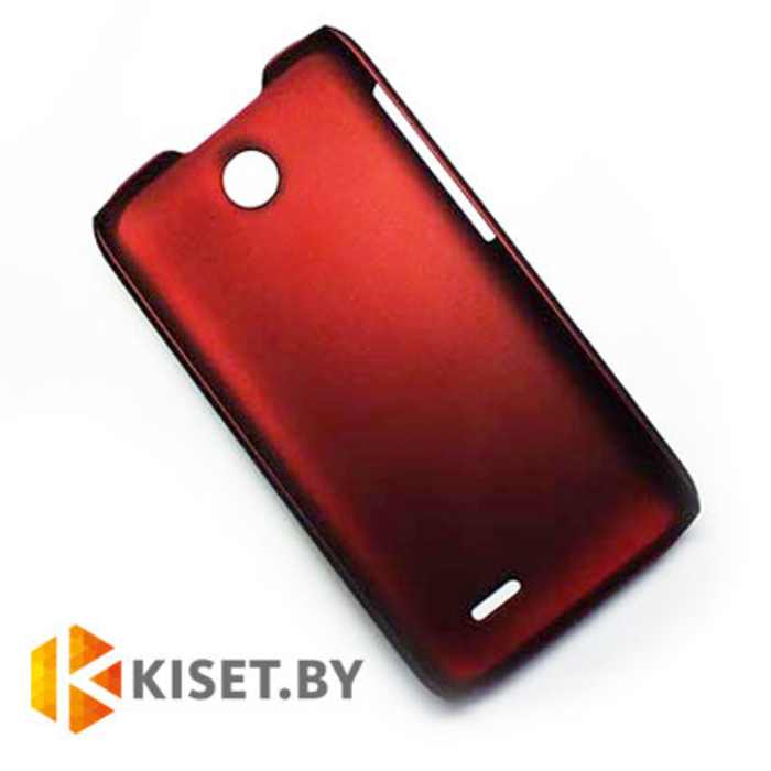 Пластиковый бампер Jekod и защитная пленка для HTC Desire 310, красный