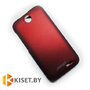 Пластиковый бампер Jekod и защитная пленка для HTC Desire 310, красный