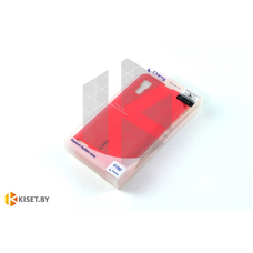 Силиконовый чехол Cherry с защитной пленкой для HTC Desire 400, розовый