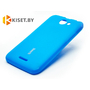 Силиконовый чехол Cherry с защитной пленкой для HTC Desire 516, синий