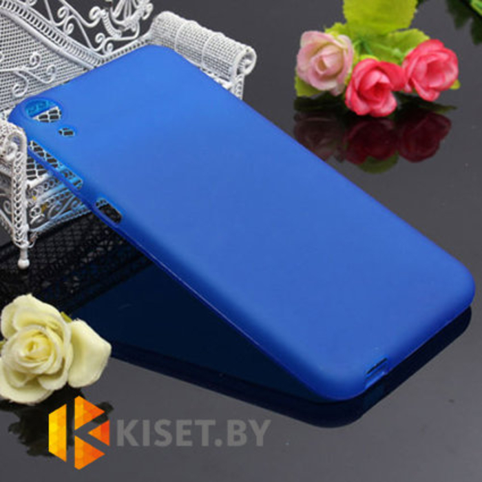 Силиконовый чехол для HTC Desire 825, синий