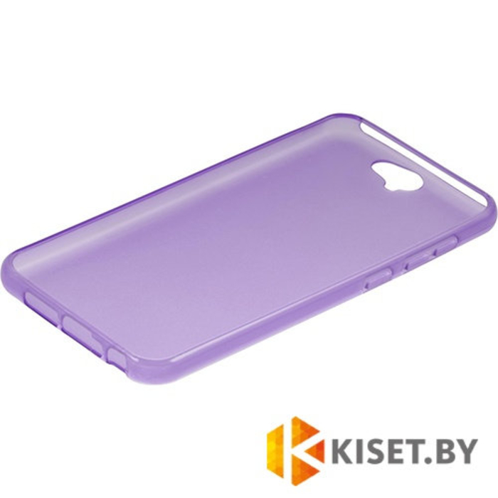 Силиконовый чехол матовый для HTC One A9, фиолетовый