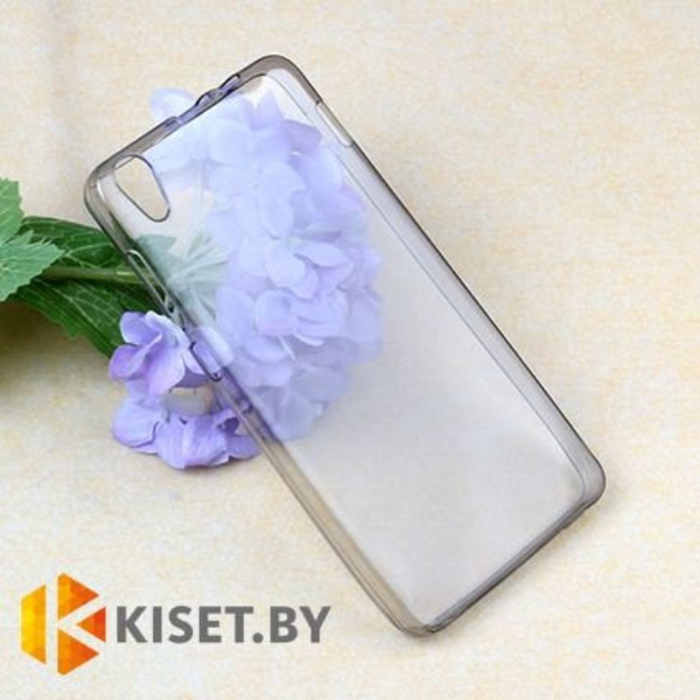 Силиконовый чехол Ultra Thin TPU для HTC One ME, серый