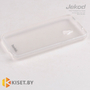 Силиконовый чехол Jekod с защитной пленкой для HTC One mini, белый