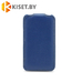 Кожаный чехол-книжка для HTC Desire 500 Melkco Jacka Type, синий