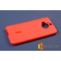 Силиконовый чехол Cherry с защитной пленкой для HTC One M9 Plus, красный