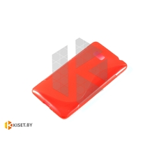 Силиконовый чехол для HTC Desire 600, красный
