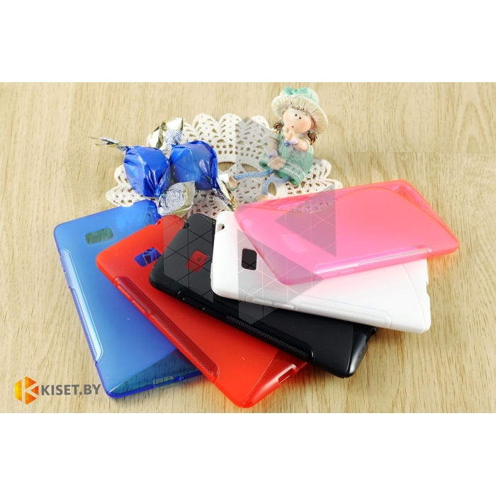 Силиконовый чехол для HTC Desire 600, красный