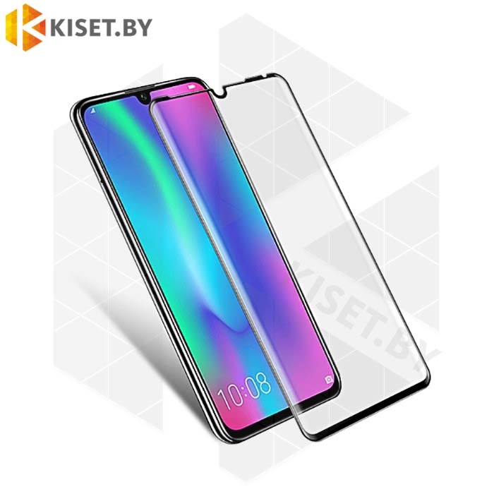 Защитное стекло полной проклейки Full glue для Huawei P30 черное
