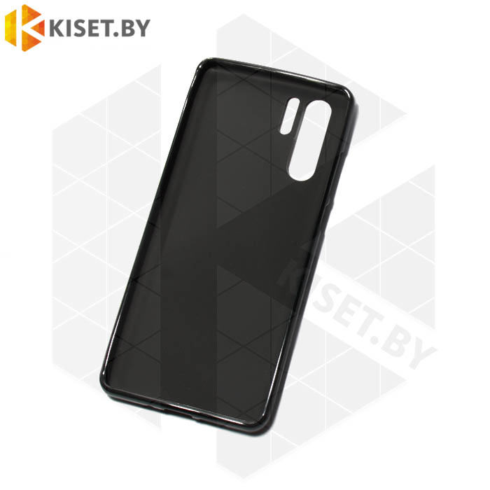 Силиконовый чехол матовый для Huawei P30 Pro черный