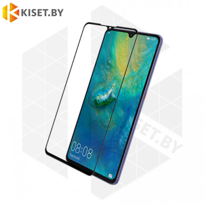 Защитное стекло полной проклейки Full glue для Huawei Mate 20 X черное