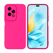 Soft-touch бампер KST Silicone Cover для Honor 200 Lite фуксия с закрытым низом