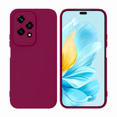Soft-touch бампер KST Silicone Cover для Honor 200 Lite марсала с закрытым низом