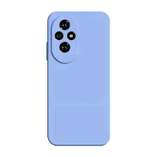 Soft-touch бампер KST Silicone Cover для Honor 200 Pro фиалковый с закрытым низом