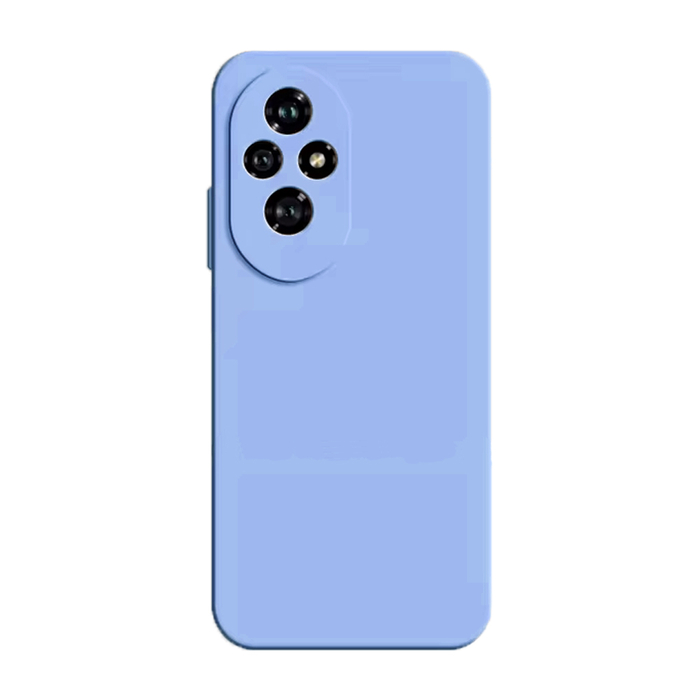 Soft-touch бампер KST Silicone Cover для Honor 200 Pro фиалковый с закрытым низом