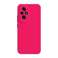 Soft-touch бампер KST Silicone Cover для Honor 200 фуксия с закрытым низом