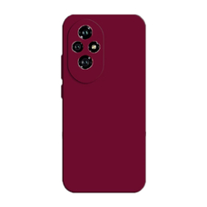 Soft-touch бампер KST Silicone Cover для Honor 200 марсала с закрытым низом