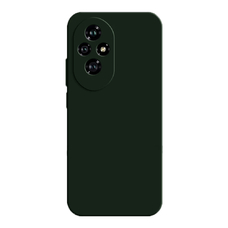 Soft-touch бампер KST Silicone Cover для Honor 200 хаки с закрытым низом