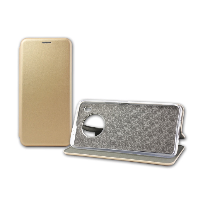 Чехол-книжка KST Book Case 3D с визитницей для Huawei Honor 50 lite / Nova 8i золотой