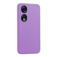 Soft-touch бампер Silicone Cover для Honor 90 фиолетовый с закрытым низом