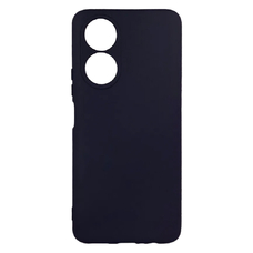 Soft-touch бампер KST Silicone Cover для Honor 90 черный с закрытым низом