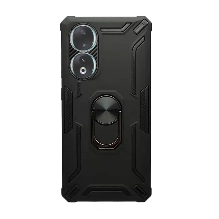 Гибридный противоударный чехол Defender Case для Honor 90 черный
