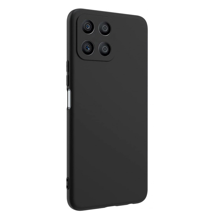 Soft-touch бампер KST Silicone Cover для Honor X6 черный с закрытым низом
