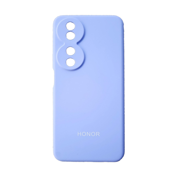 Soft-touch бампер KST Silicone Cover для Honor X7b фиалковый с закрытым низом