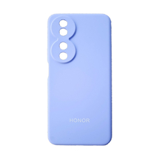 Soft-touch бампер KST Silicone Cover для Honor X7b фиалковый с закрытым низом