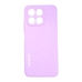Soft-touch бампер KST Silicone Cover для Honor X8A фиалковый с закрытым низом