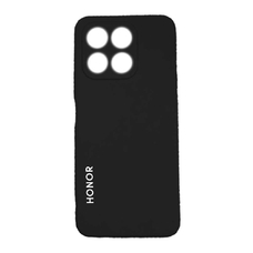 Soft-touch бампер KST Silicone Cover для Honor X8A черный с закрытым низом