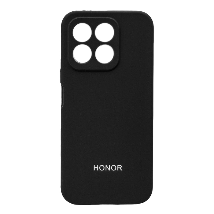 Soft-touch бампер KST Silicone Cover для Honor X8b черный с закрытым низом